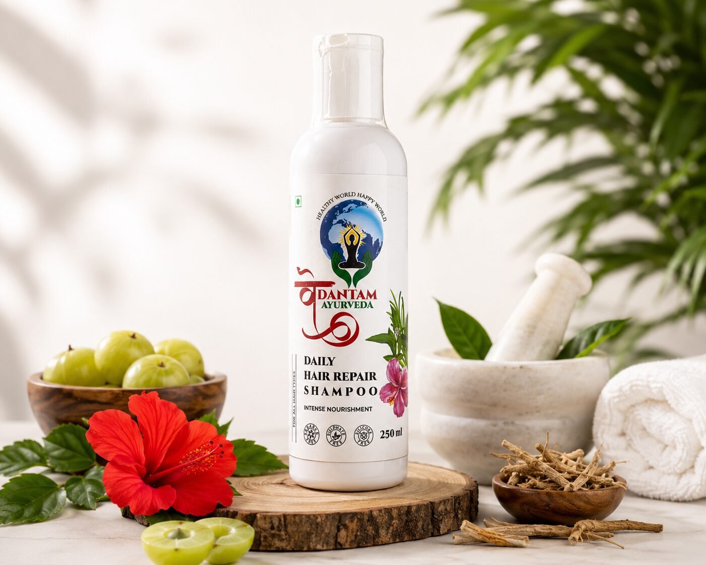 Vedantam Ayurveda Daily Hair Repair Shampoo (250 ml) - Image 5