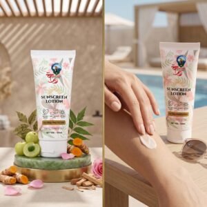 Vedantam Ayurveda Sunscreen Lotion SPF 50+ PA+++ | Oil-Free Protection 100ml