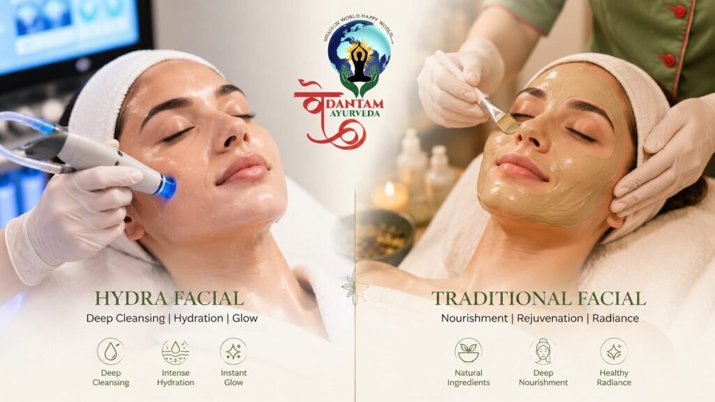 Hydra Facial vs Regular Facial