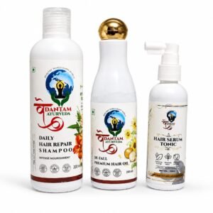 Vedantam Ayurveda Hair Care Combo | Shampoo, Hair Oil & Hair Serum