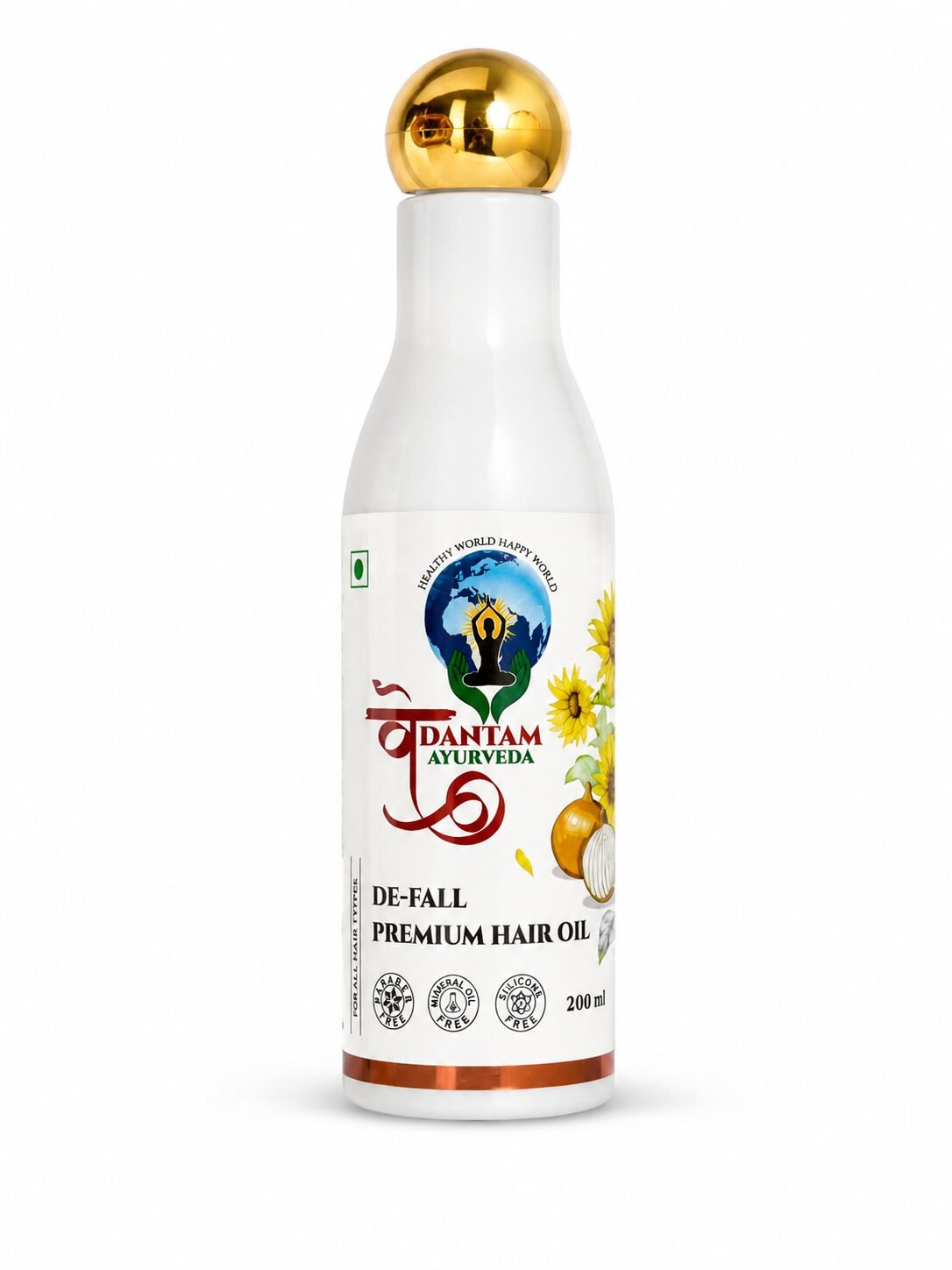 Vedantam Ayurveda DE-FALL Premium Hair Oil (200 ml) - Image 3