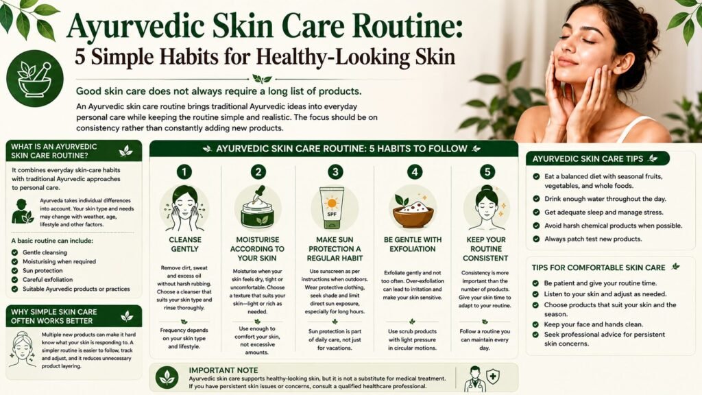 Ayurvedic skin care routine