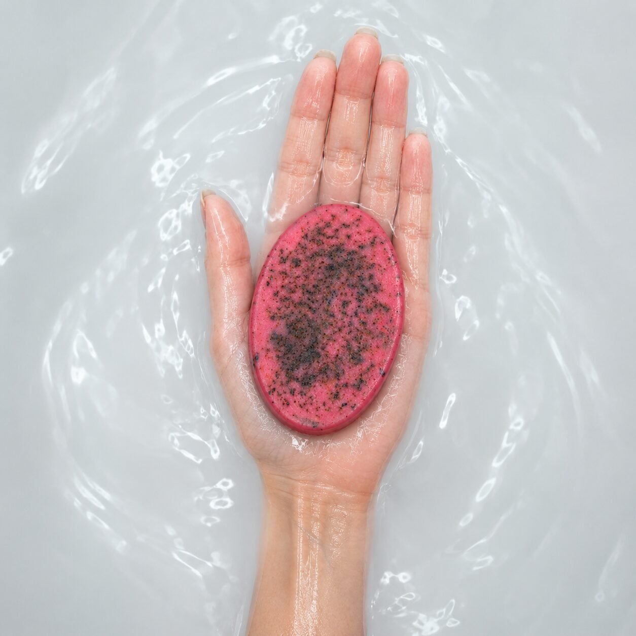 Best Ayurvedic Products Online | Hair Oil & Skin Care - Vedantam Ayurveda Herbal Pink Scrub Soap by Vedantam Ayurveda