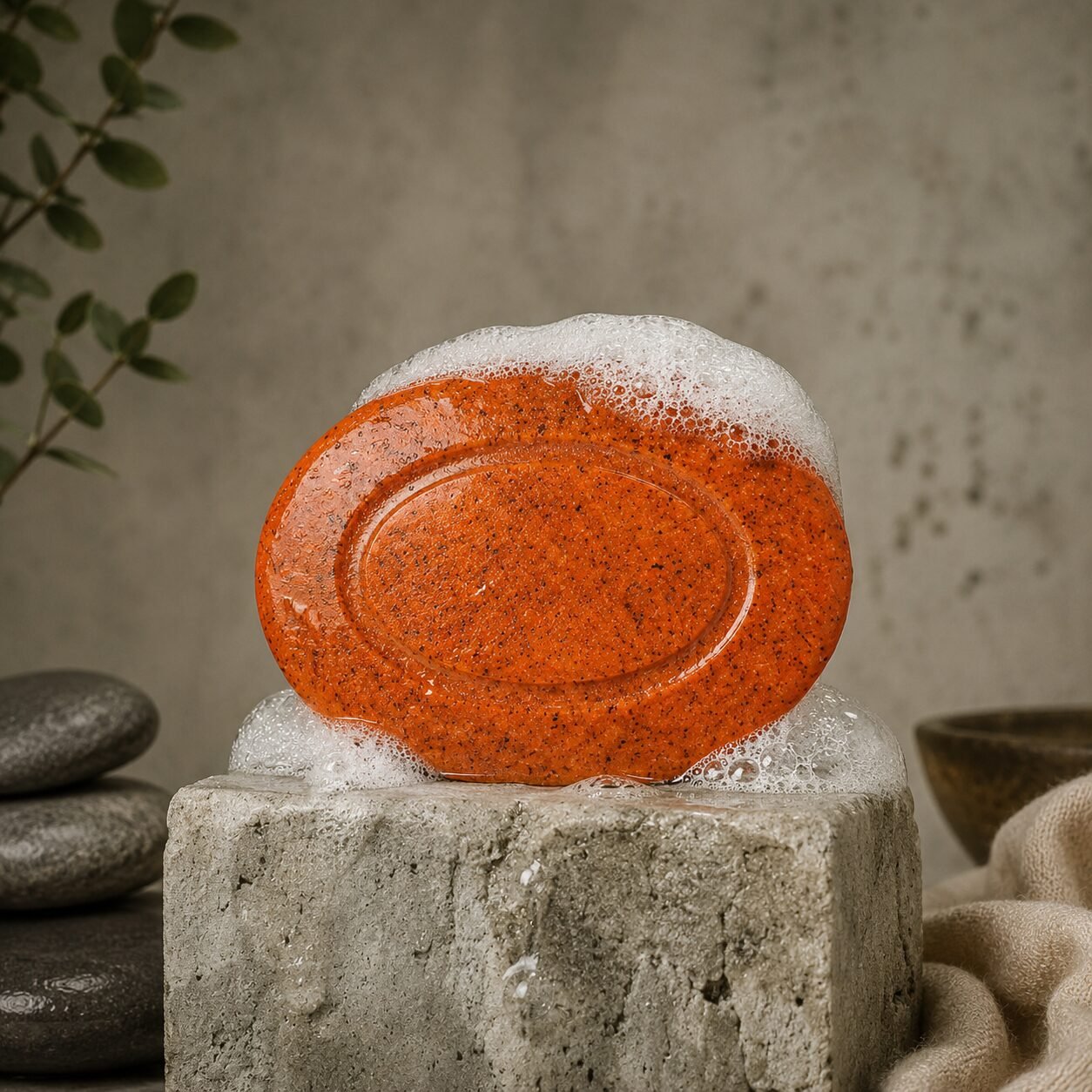 Best Ayurvedic Products Online | Hair Oil & Skin Care - Vedantam Ayurveda Herbal Smooth Skin Scrub Soap by Vedantam Ayurveda