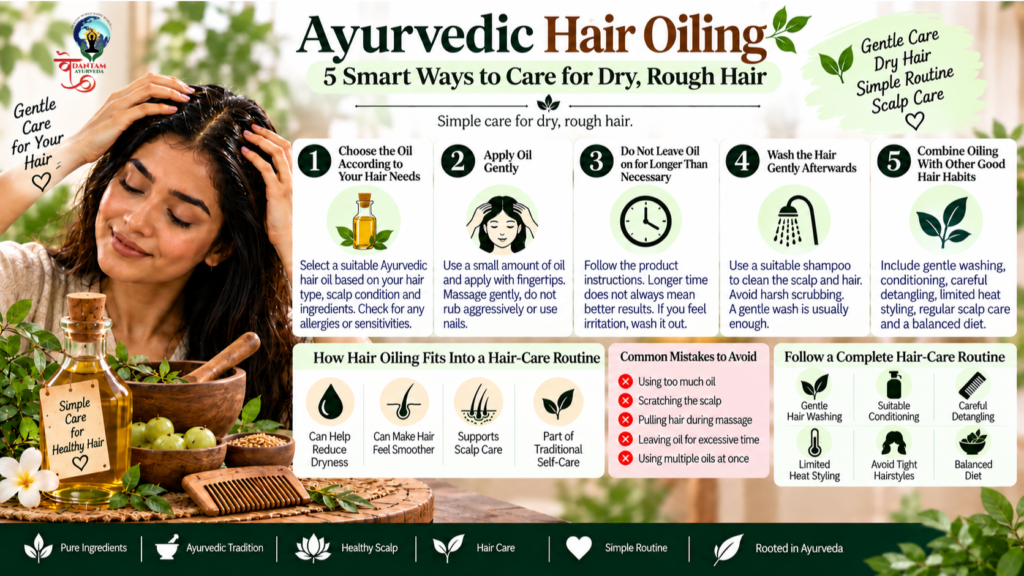 Ayurvedic Hair Oiling: 5 Smart Ways to Care for Dry, Rough Hair ayurvedic hair oiling