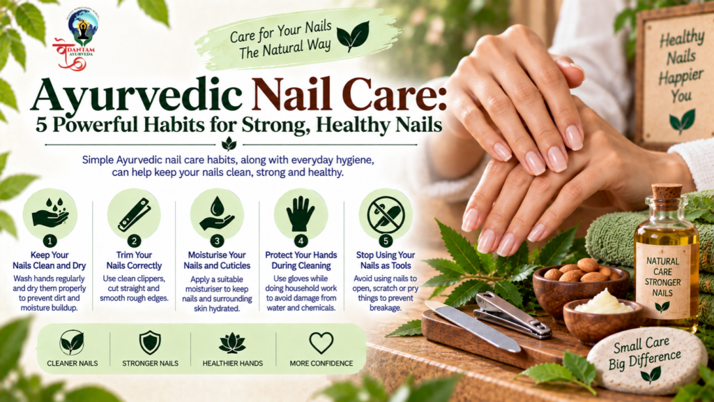 Best Ayurvedic Products Online | Hair Oil & Skin Care - Vedantam Ayurveda Ayurvedic nail care habits for clean, strong, and healthy nails
