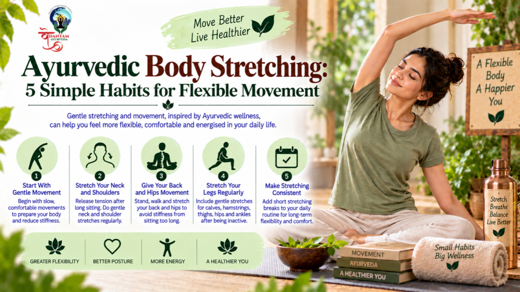 Best Ayurvedic Products Online | Hair Oil & Skin Care - Vedantam Ayurveda Ayurvedic body stretching: 5 simple habits for flexible movement
