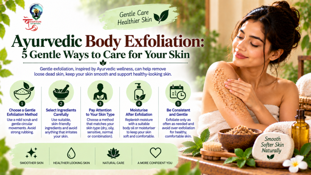 Best Ayurvedic Products Online | Hair Oil & Skin Care - Vedantam Ayurveda Ayurvedic body exfoliation with 5 gentle ways to care for healthy-looking skin
