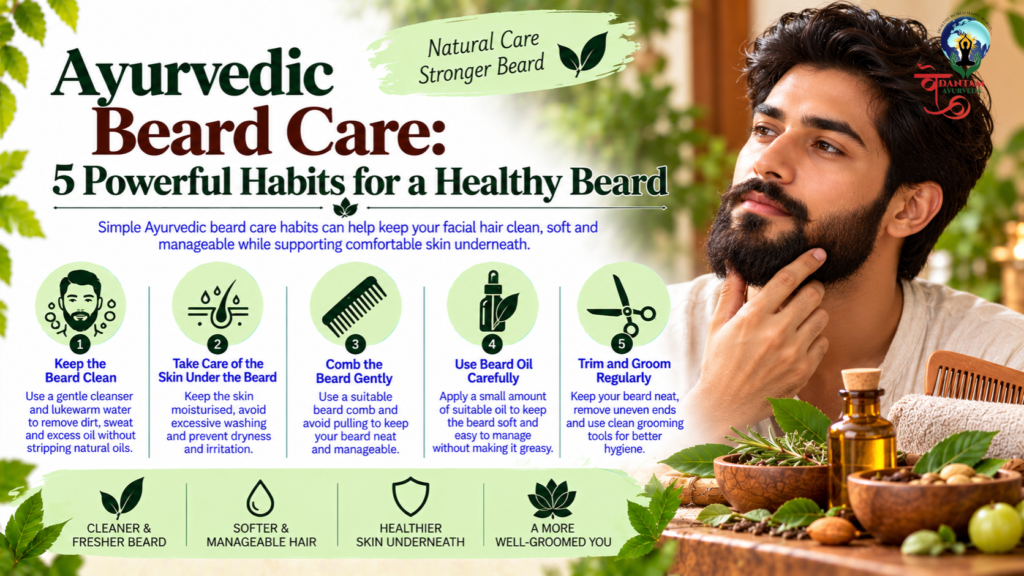 Ayurvedic beard care habits for a clean, soft and healthy-looking beard