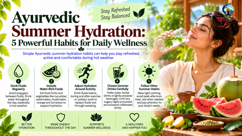 Best Ayurvedic Products Online | Hair Oil & Skin Care - Vedantam Ayurveda Ayurvedic summer hydration habits for daily wellness