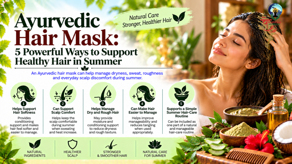 Best Ayurvedic Products Online | Hair Oil & Skin Care - Vedantam Ayurveda Ayurvedic hair mask for summer hair care